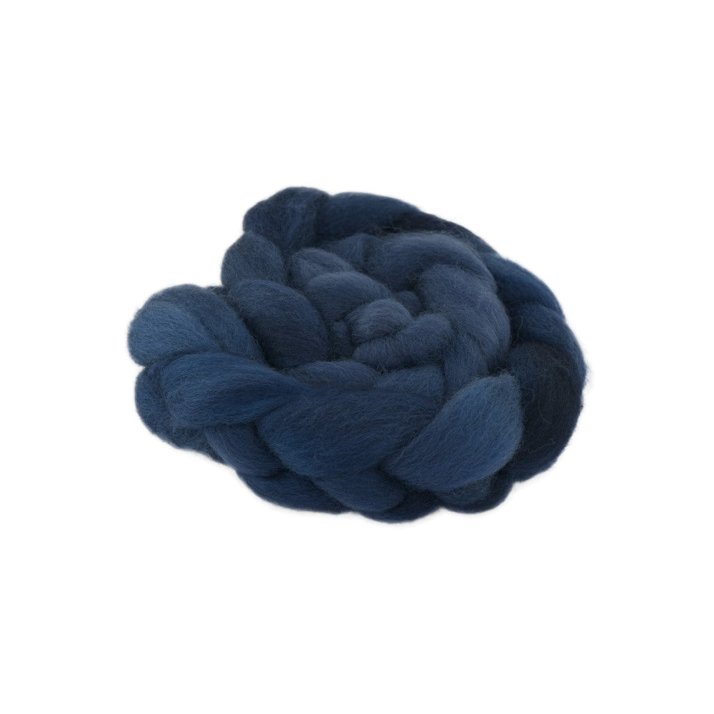 Hand Dyed Merino Wool Top 100g - 18.3 micron Single Source