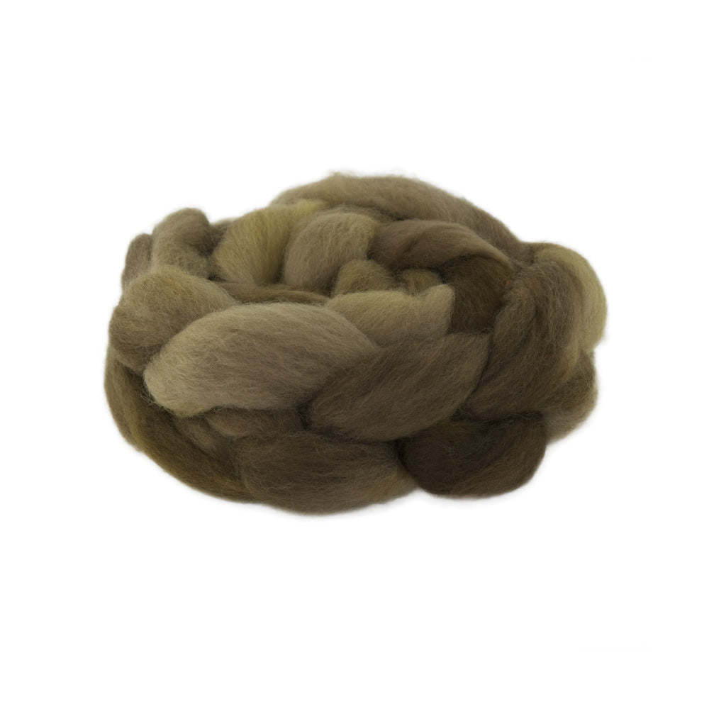 Hand Dyed Merino Wool Top 100g - 18.3 micron Single Source