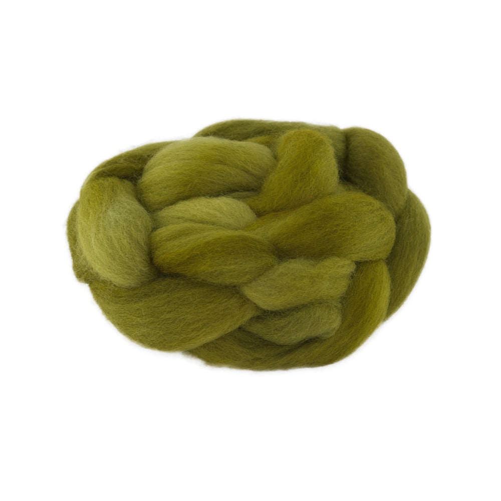 Hand Dyed Merino Wool Top 100g - 18.3 micron Single Source