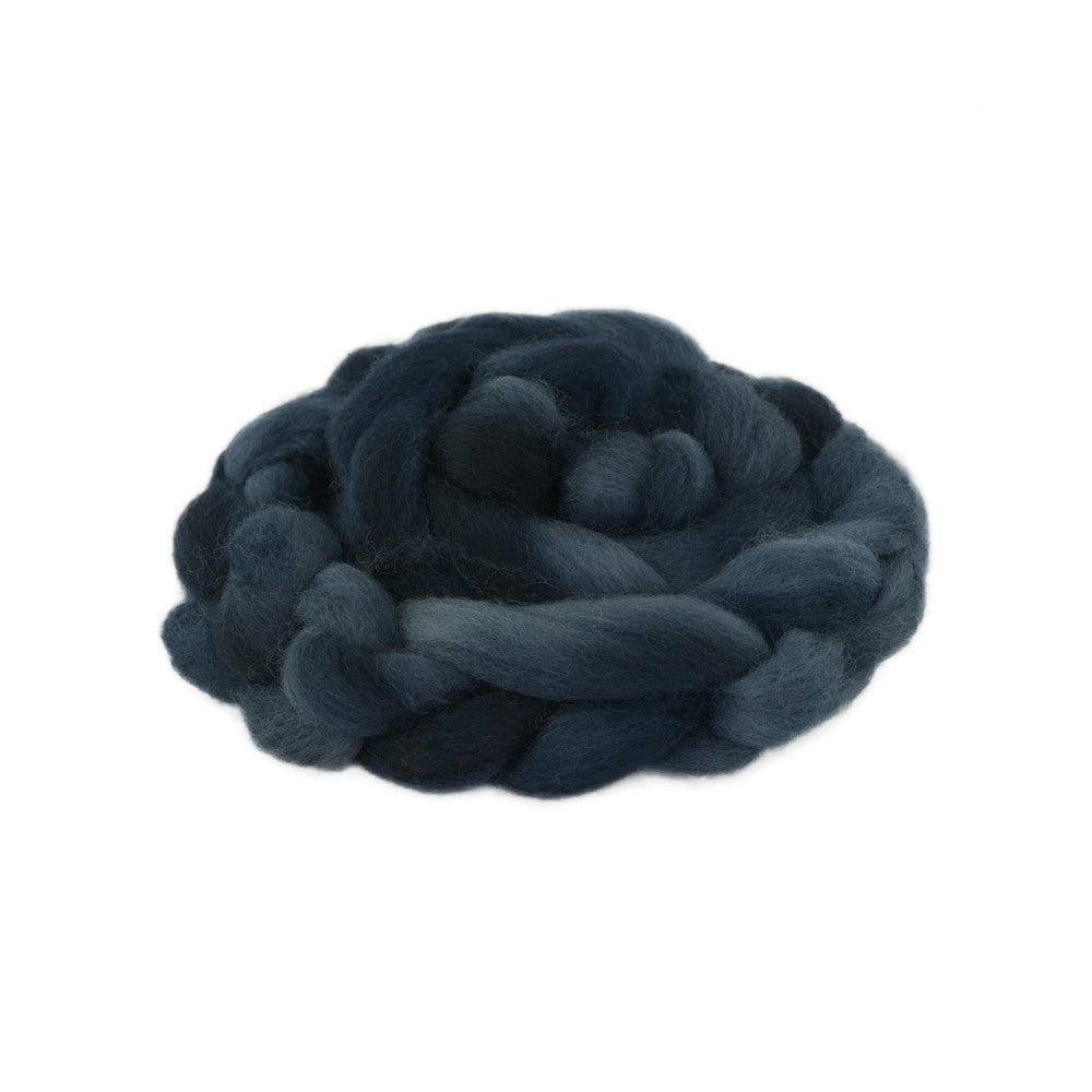 Hand Dyed Merino Wool Top 100g - 18.3 micron Single Source