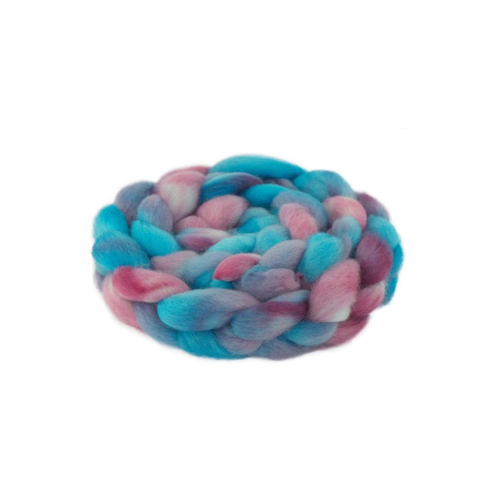 Hand Dyed Merino Wool Top 100g - 18.3 micron Single Source