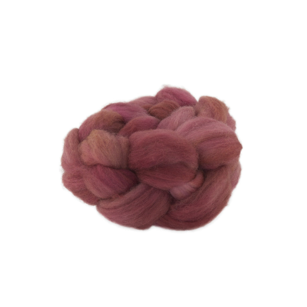 Hand Dyed Merino Wool Top 100g - 18.3 micron Single Source
