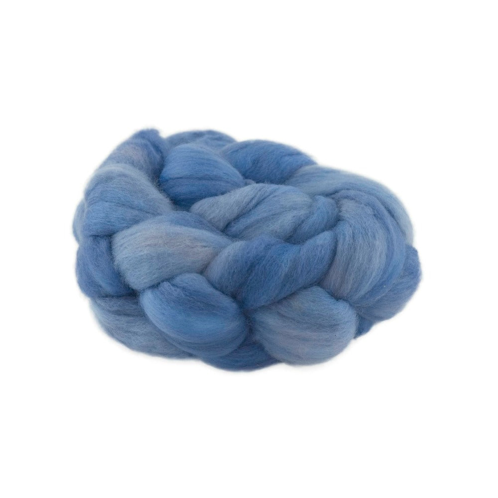 Hand Dyed Merino Wool Top 100g - 18.3 micron Single Source