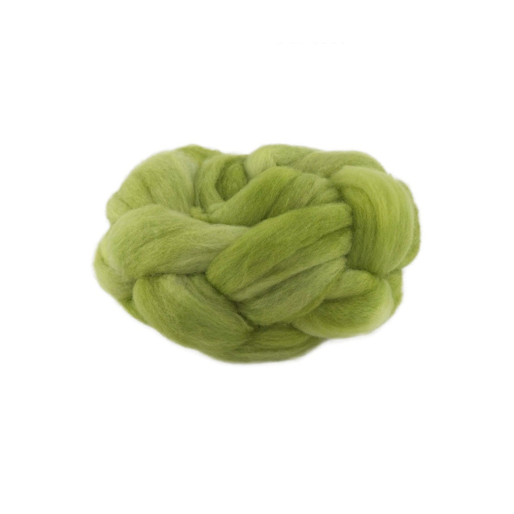 Hand Dyed Merino Wool Top 100g - 18.3 micron Single Source