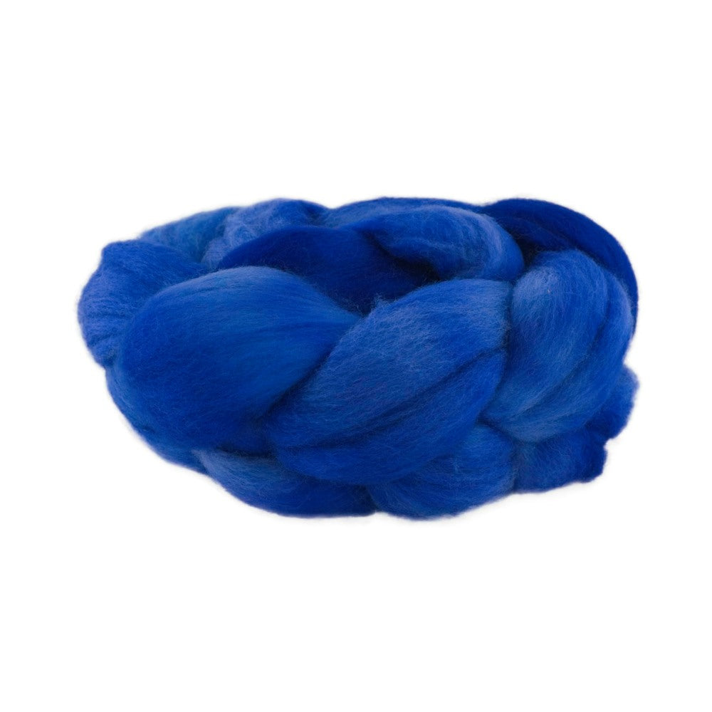 Hand Dyed Merino Wool Top 100g - 18.3 micron Single Source