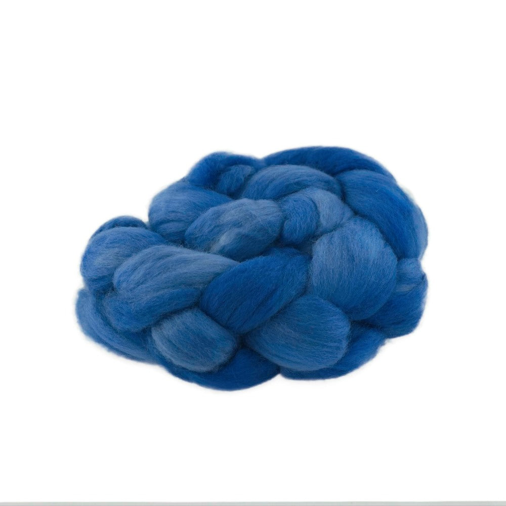Hand Dyed Merino Wool Top 100g - 18.3 micron Single Source