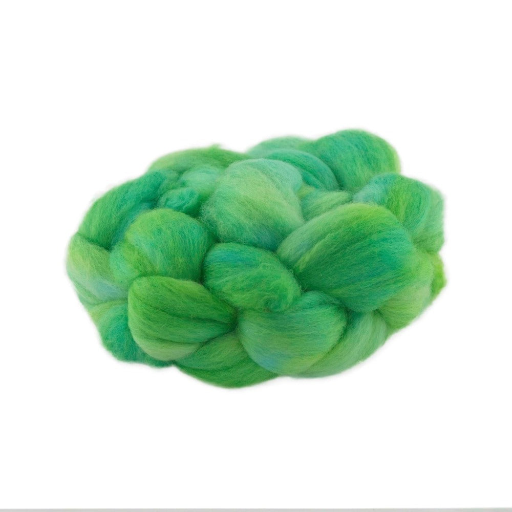 Hand Dyed Merino Wool Top 100g - 18.3 micron Single Source