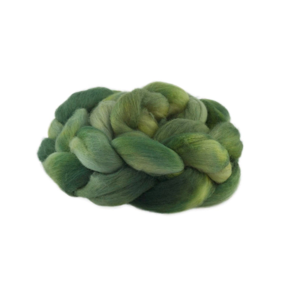 Hand Dyed Merino Wool Top 100g - 18.3 micron Single Source