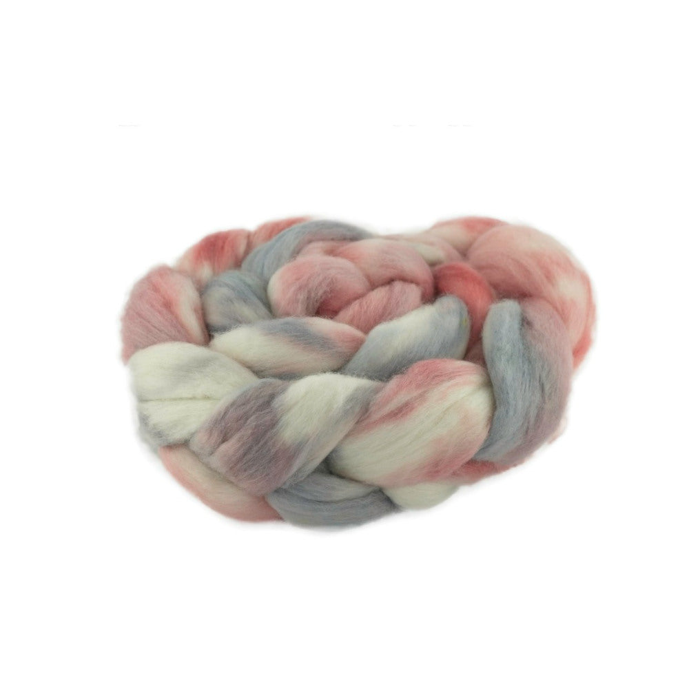 Hand Dyed Merino Wool Top 100g - 18.3 micron Single Source