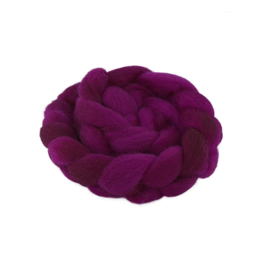 Hand Dyed Merino Wool Top 100g - 18.3 micron Single Source