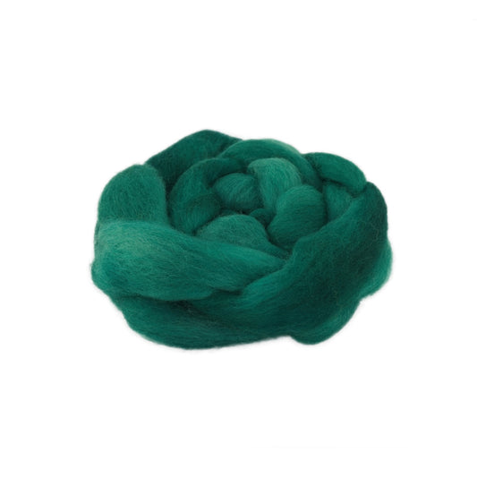 Hand Dyed Merino Wool Top 100g - 18.3 micron Single Source
