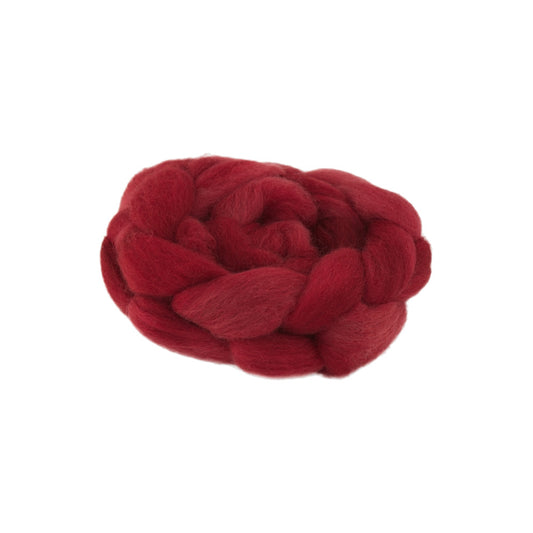 Hand Dyed Merino Wool Top 100g - 18.3 micron Single Source