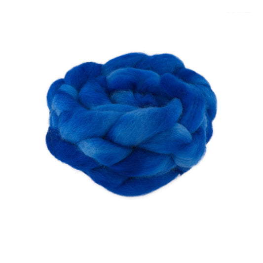 Hand Dyed Merino Wool Top 100g - 18.3 micron Single Source