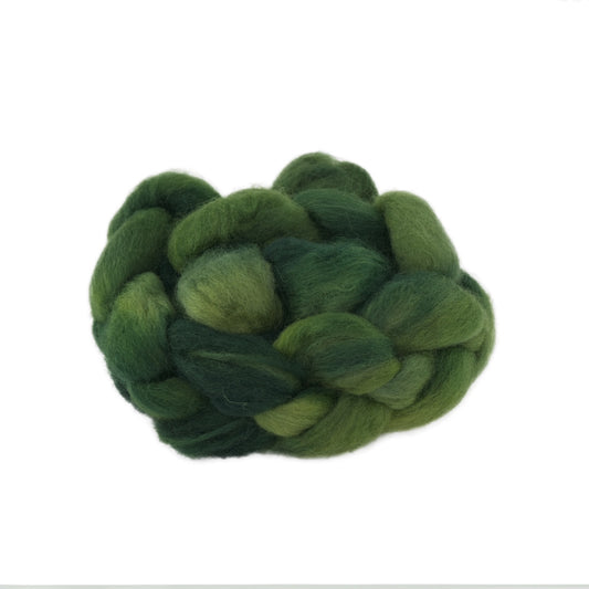 Hand Dyed Merino Wool Top 100g - 18.3 micron Single Source