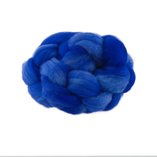 Hand Dyed Merino Wool Top 100g - 18.3 micron Single Source
