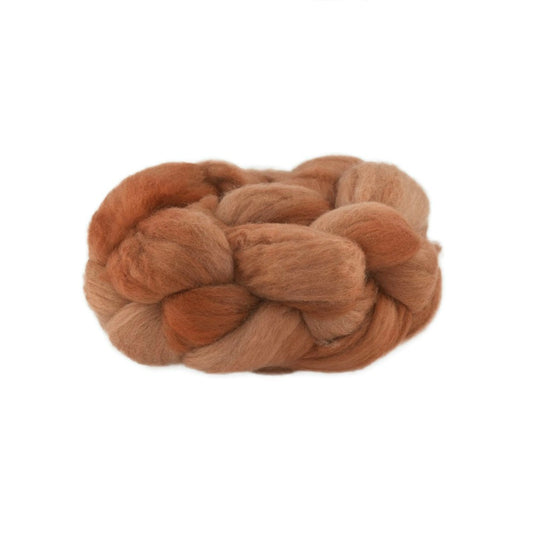 Hand Dyed Merino Wool Top 100g - 18.3 micron Single Source