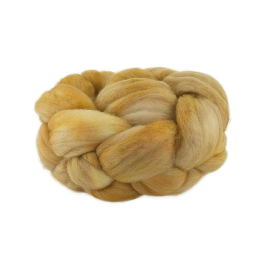 Hand Dyed Merino Wool Top 100g - 18.3 micron Single Source