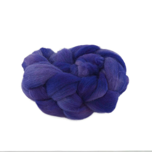 Hand Dyed Merino Wool Top 100g - 18.3 micron Single Source