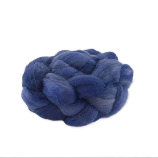 Hand Dyed Merino Wool Top 100g - 18.3 micron Single Source