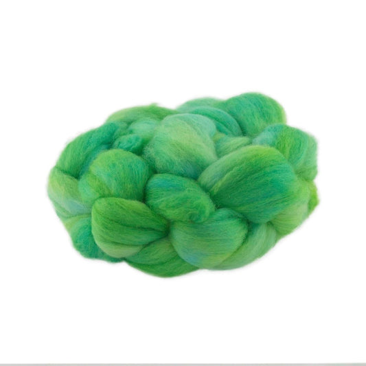 Hand Dyed Merino Wool Top 100g - 18.3 micron Single Source