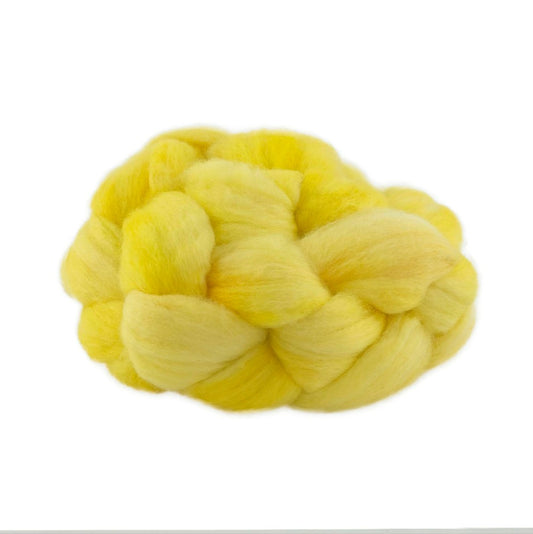 Hand Dyed Merino Wool Top 100g - 18.3 micron Single Source