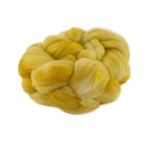 Hand Dyed Merino Wool Top 100g - 18.3 micron Single Source
