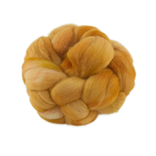 Hand Dyed Merino Wool Top 100g - 18.3 micron Single Source