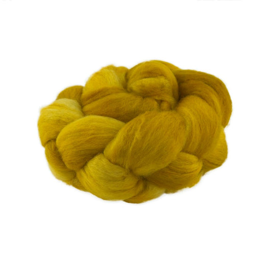 Hand Dyed Merino Wool Top 100g - 18.3 micron Single Source