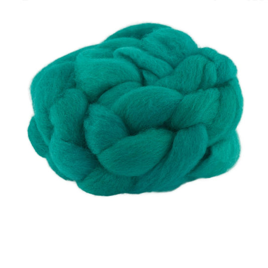 Hand Dyed Merino Wool Top 100g - 18.3 micron Single Source