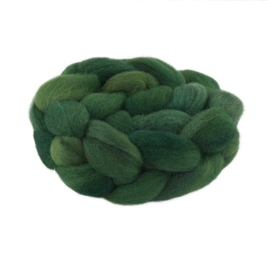 Hand Dyed Merino Wool Top 100g - 18.3 micron Single Source