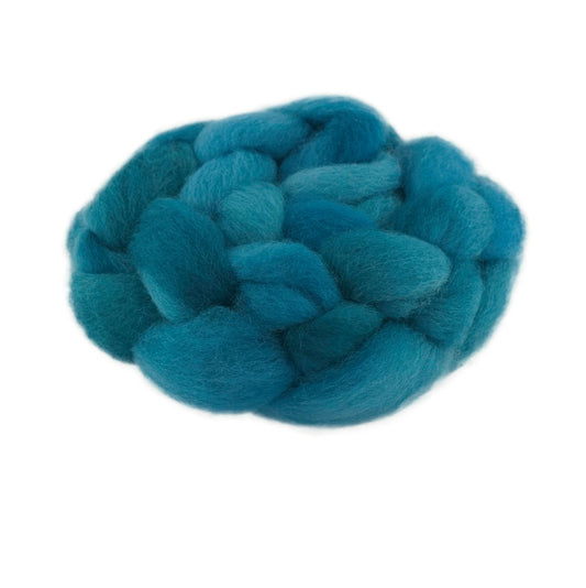 Hand Dyed Merino Wool Top 100g - 18.3 micron Single Source