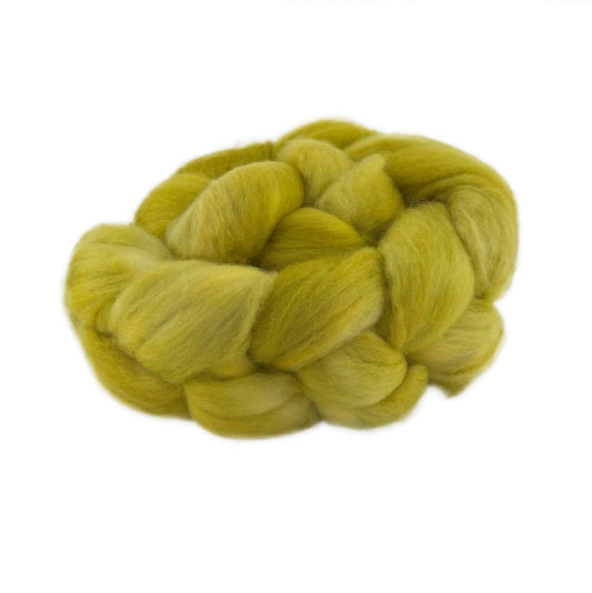 Hand Dyed Merino Wool Top 100g - 18.3 micron Single Source