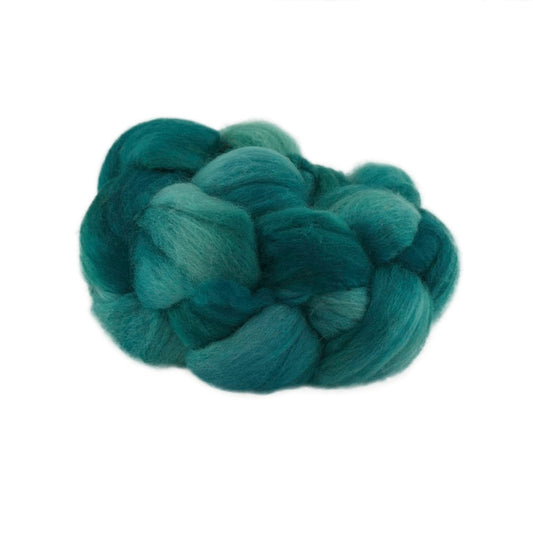 Hand Dyed Merino Wool Top 100g - 18.3 micron Single Source