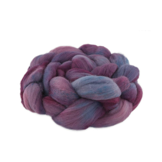 Hand Dyed Merino Wool Top 100g - 18.3 micron Single Source
