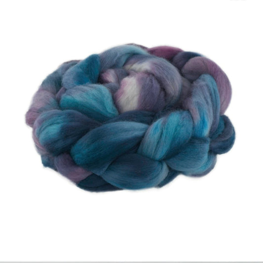Hand Dyed Merino Wool Top 100g - 18.3 micron Single Source