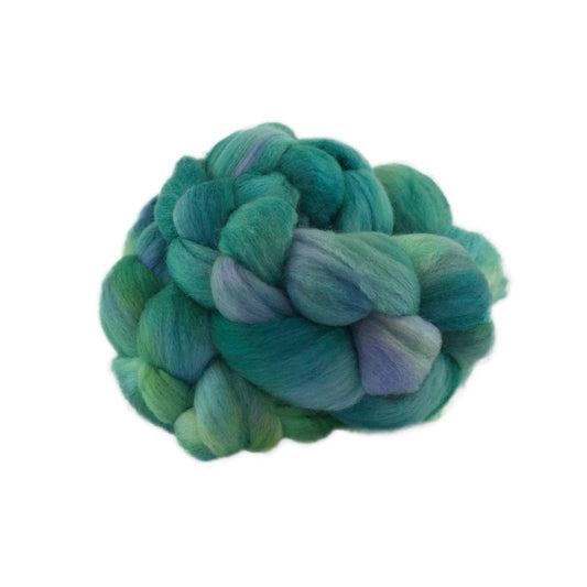 Hand Dyed Merino Wool Top 100g - 18.3 micron Single Source