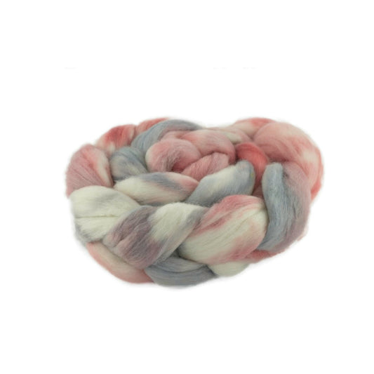 Hand Dyed Merino Wool Top 100g - 18.3 micron Single Source