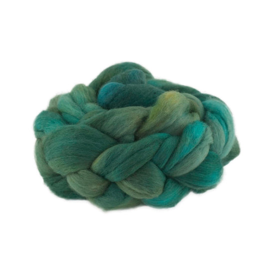 Hand Dyed Merino Wool Top 100g - 18.3 micron Single Source