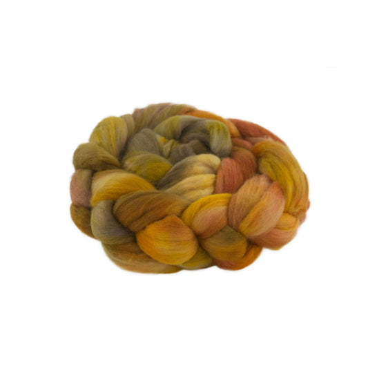 Hand Dyed Merino Wool Top 100g - 18.3 micron Single Source