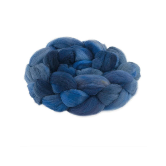 Hand Dyed Merino Wool Top 100g - 18.3 micron Single Source