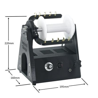 Twisted Sheep portable electric spinning wheel dimensions